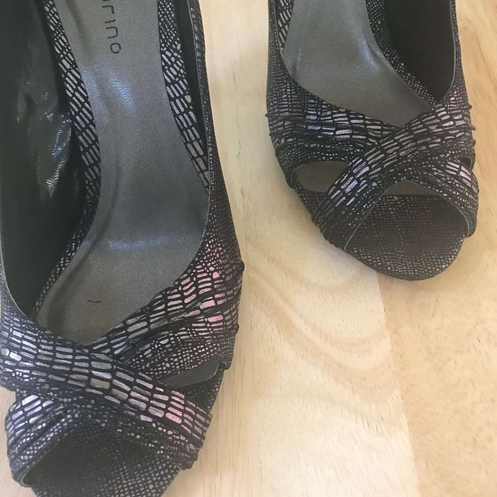 Open toe heels